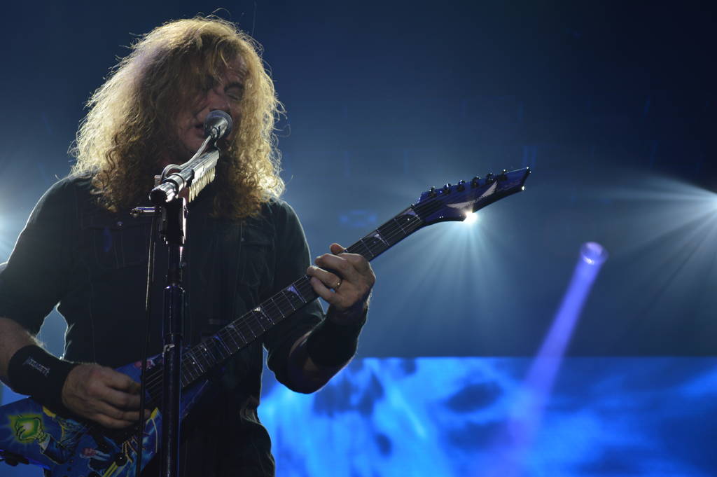 Lidera. La banda Megadeth interpretó 19 temas de su última producción.