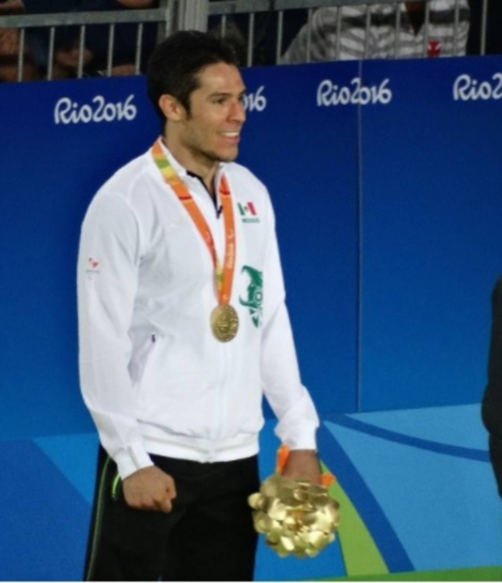 El judoca mexicano Eduardo Ávila consiguió la segunda medalla de oro para la delegación mexicana en los Juegos Paralímpicos. (CORTESÍA)