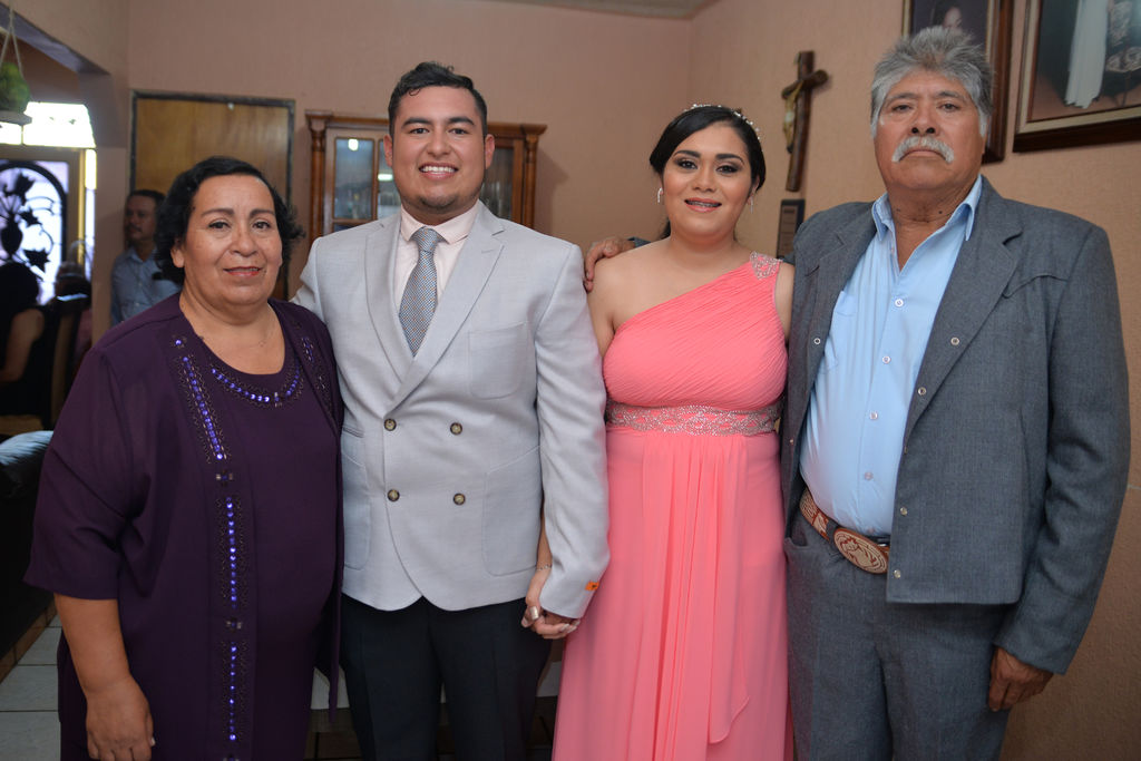 Josefina, Jimmy, Lupita y Raymundo.