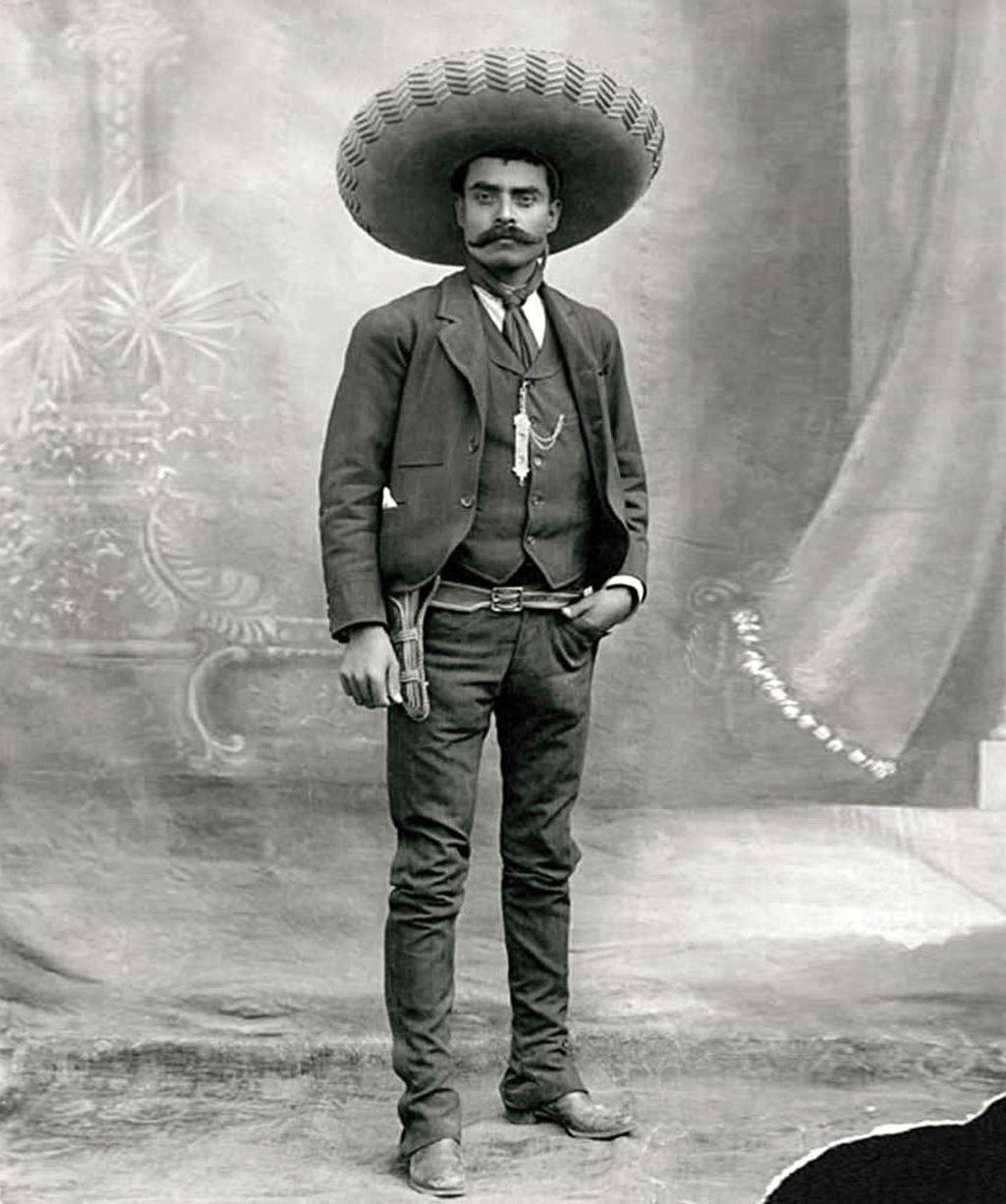  Zapata: uno de los líderes militares y campesinos más importantes de la Revolución mexicana y un símbolo de la resistencia campesina en México.
