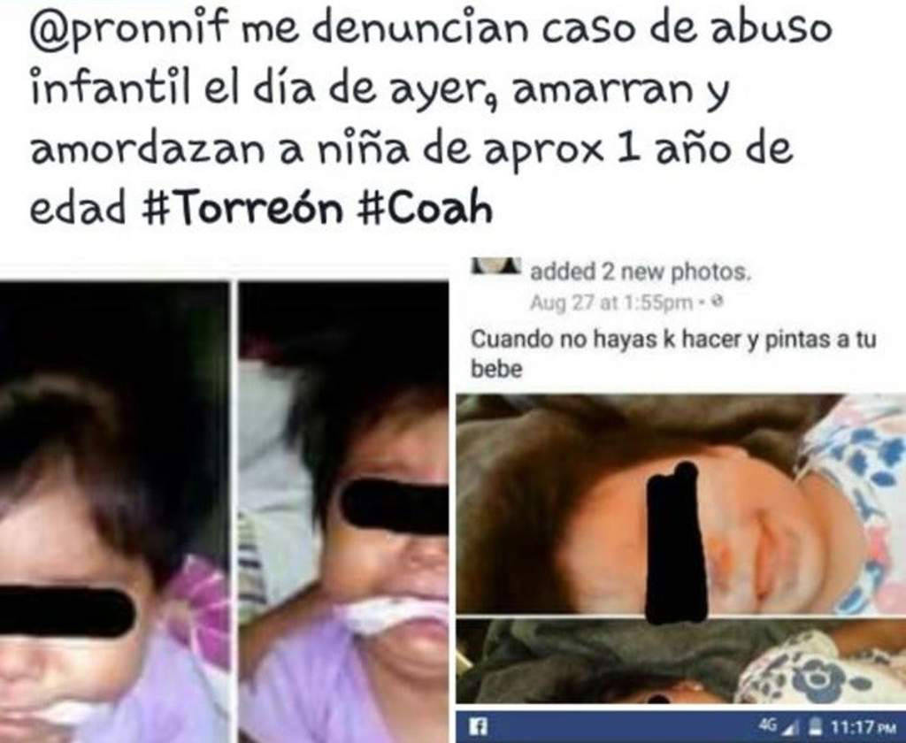 Viral. El hecho se ventiló en la red social de Facebook el martes pasado, donde se etiquetó a la Pronnif.