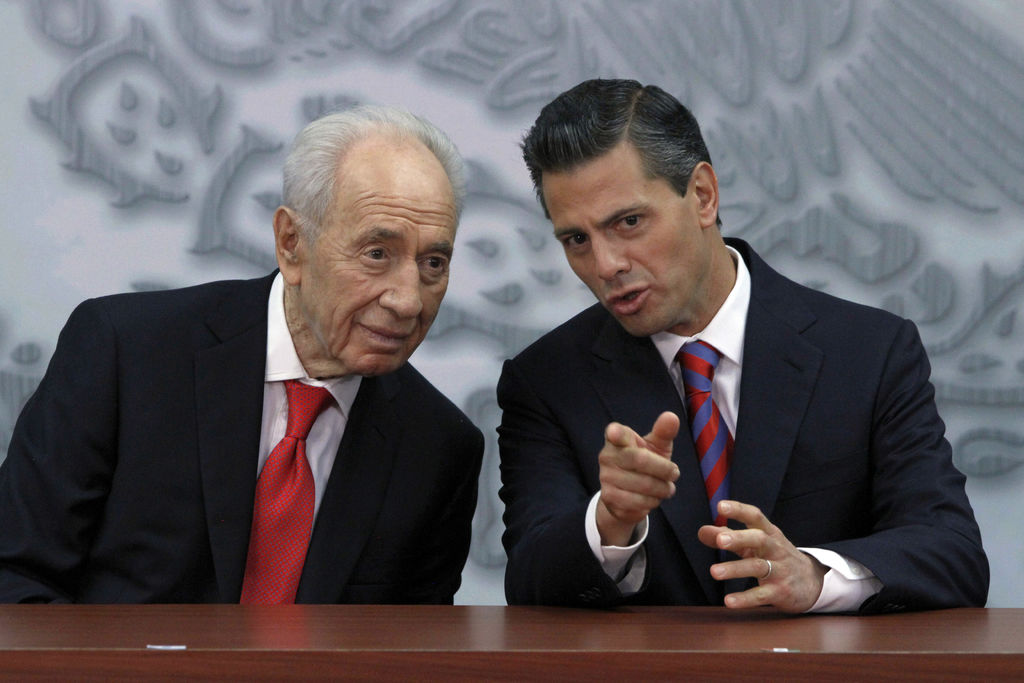 El presidente Enrique Peña Nieto confirmó su asistencia al funeral de Shimon Peres. (ARCHIVO) 
