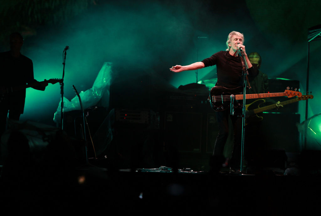 Roger Waters ofreció un concierto gratuito en el Zócalo de la Ciudad de México. (EFE)
