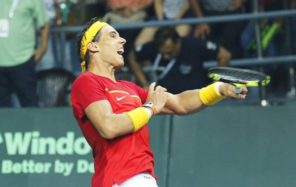 Rafael Nadal quiere clasificarse también para el Masters de final de temporada. (Archivo)