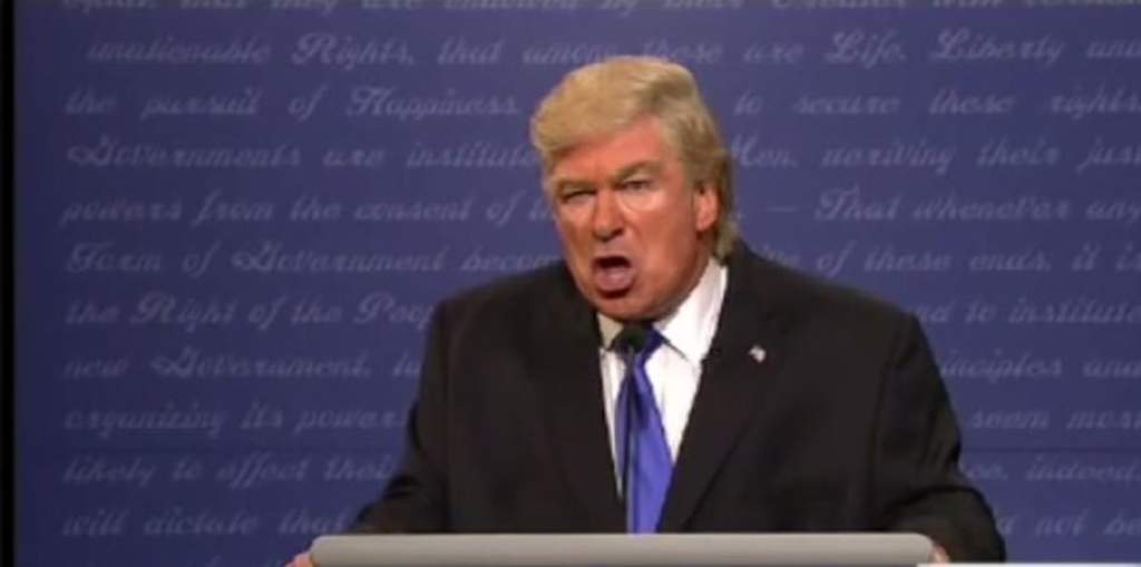 Hace unos días, Alec Baldwin parodió a Donald Trump en el famoso show Saturday Night Live. (ESPECIAL)