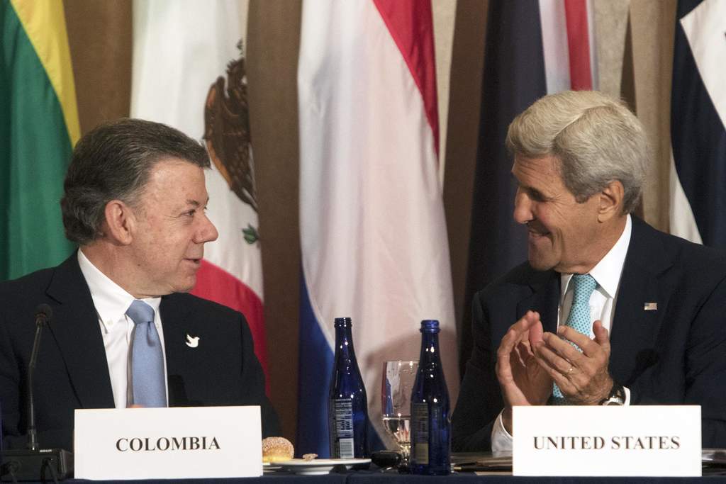 Estados Unidos había respaldado decididamente el proceso de paz iniciado por Santos. (ARCHIVO)
