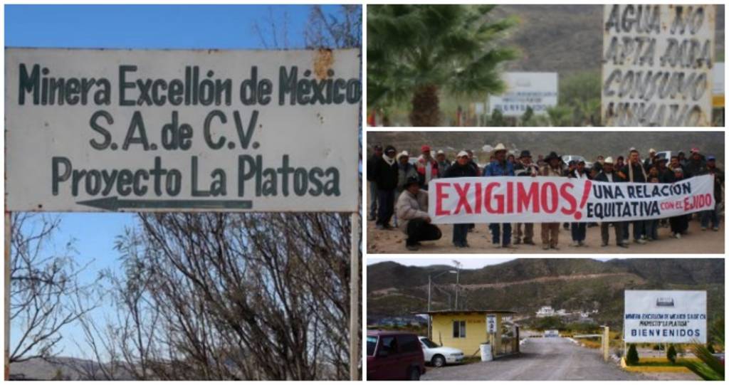 Movimiento. En el 2012 los ejidatarios de La Sierrita buscaron acuerdos con la empresa minera y al no obtenerlos realizaron un plantón deteniendo el trabajo de la mina.