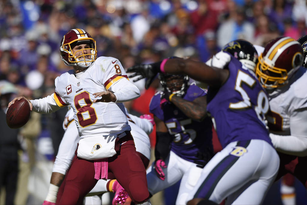 Los Redskins le propinaron su segunda derrota a Baltimore. (AP)