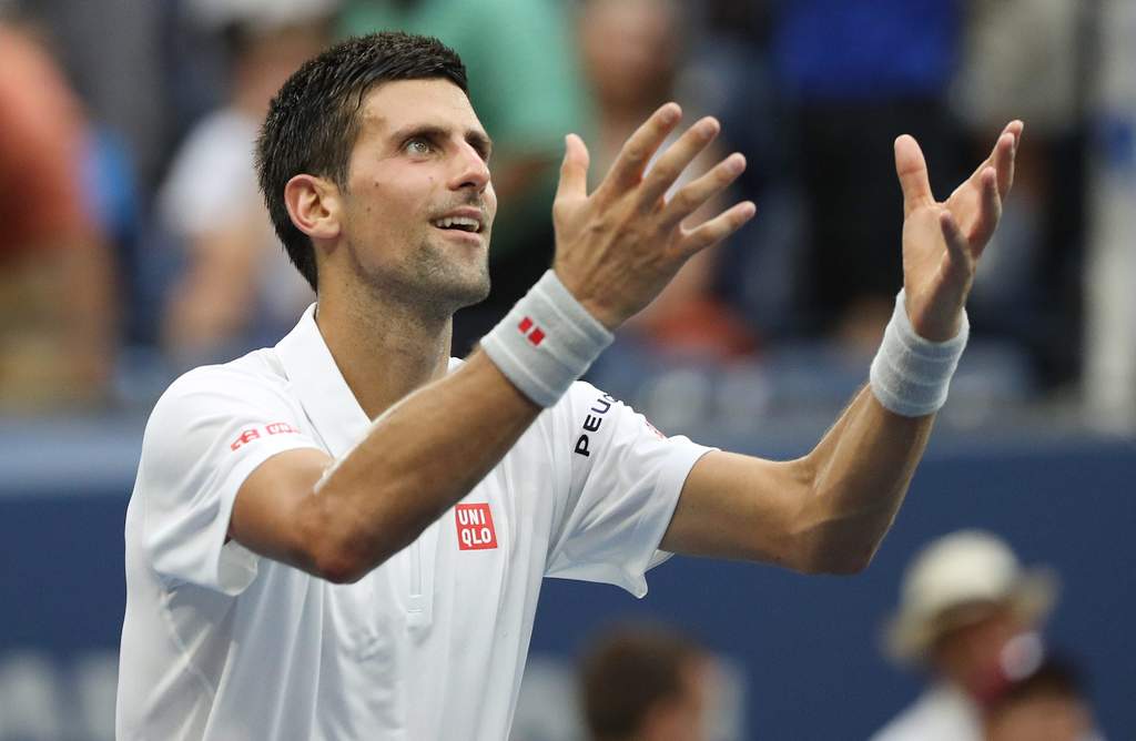 Novak Djokovic derrotó 6-3, 6-3 a Fabio Fognini. (Archivo)