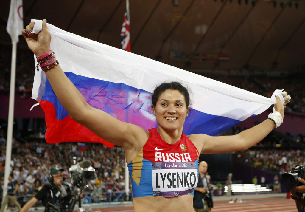 Tatyana Lysenko ganó la medalla de oro en los Juegos Olímpicos de Londres. (Archivo)