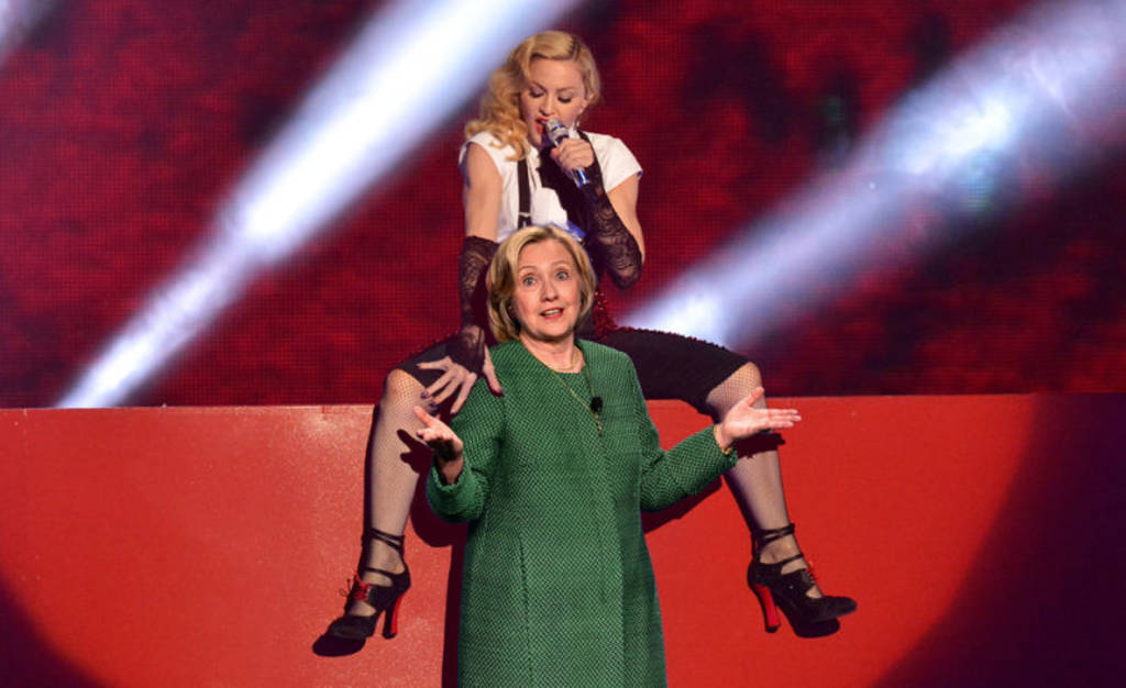 Apoyo. La cantante está de lado de Hillary Clinton.
