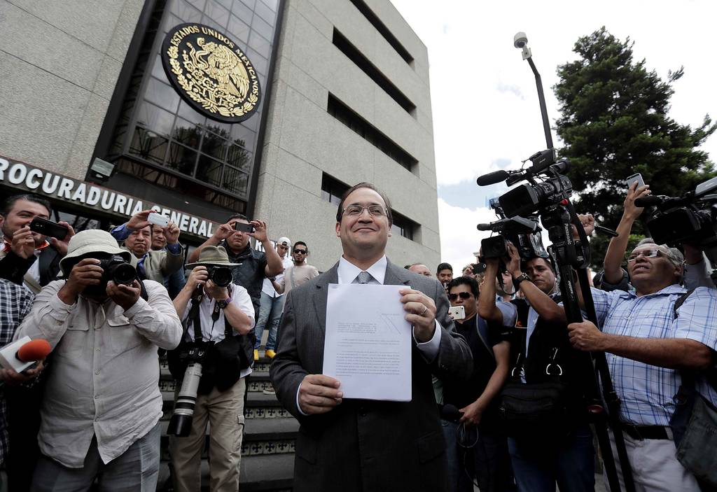 Delito. La primera investigación de la PGR que se consigna contra Javier Duarte es por lavado de dinero.