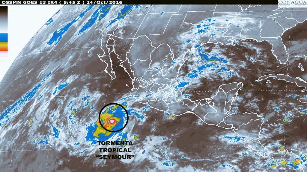 La tormenta tropical provocará aguaceros intensos en diversas zonas de Veracruz y Chiapas. (TWITTER) 