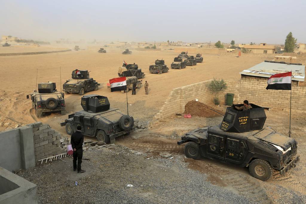 Operativos. Las fuerzas especiales iraquíes realizaron operaciones de limpieza en zonas recuperadas, cercanas a Mosul.