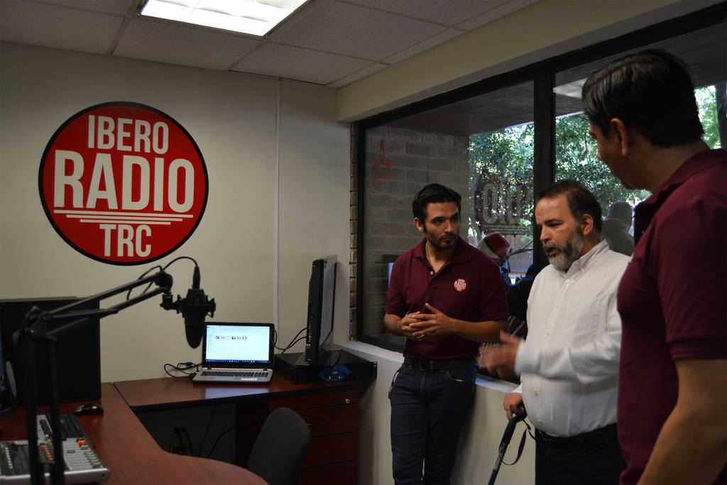 Espacio.  La transmisión de la Radio Universitaria de la Ibero será por Internet. (EDITH GONZÁLEZ)