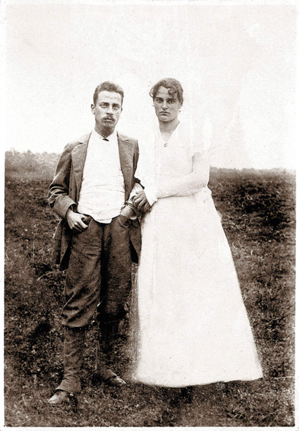 Rainer Maria Rilke con su esposa Clara Rilke Westho (1901). Foto: Archivo Siglo Nuevo