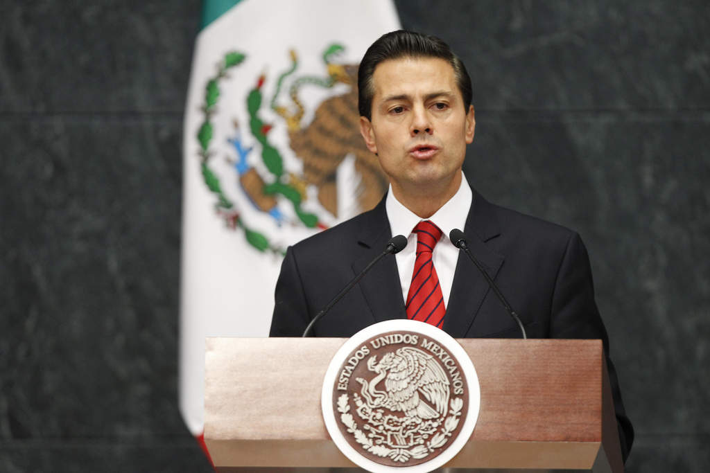El presidente Enrique Peña Nieto dio un mensaje a la nación con motivo del triunfo de Trump en Estados Unidos. (EFE)