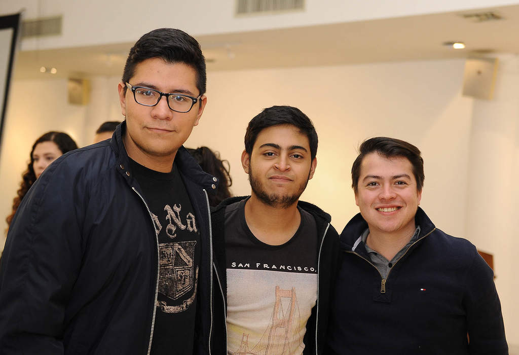 Carlos, Alejandro y Emiliano. 