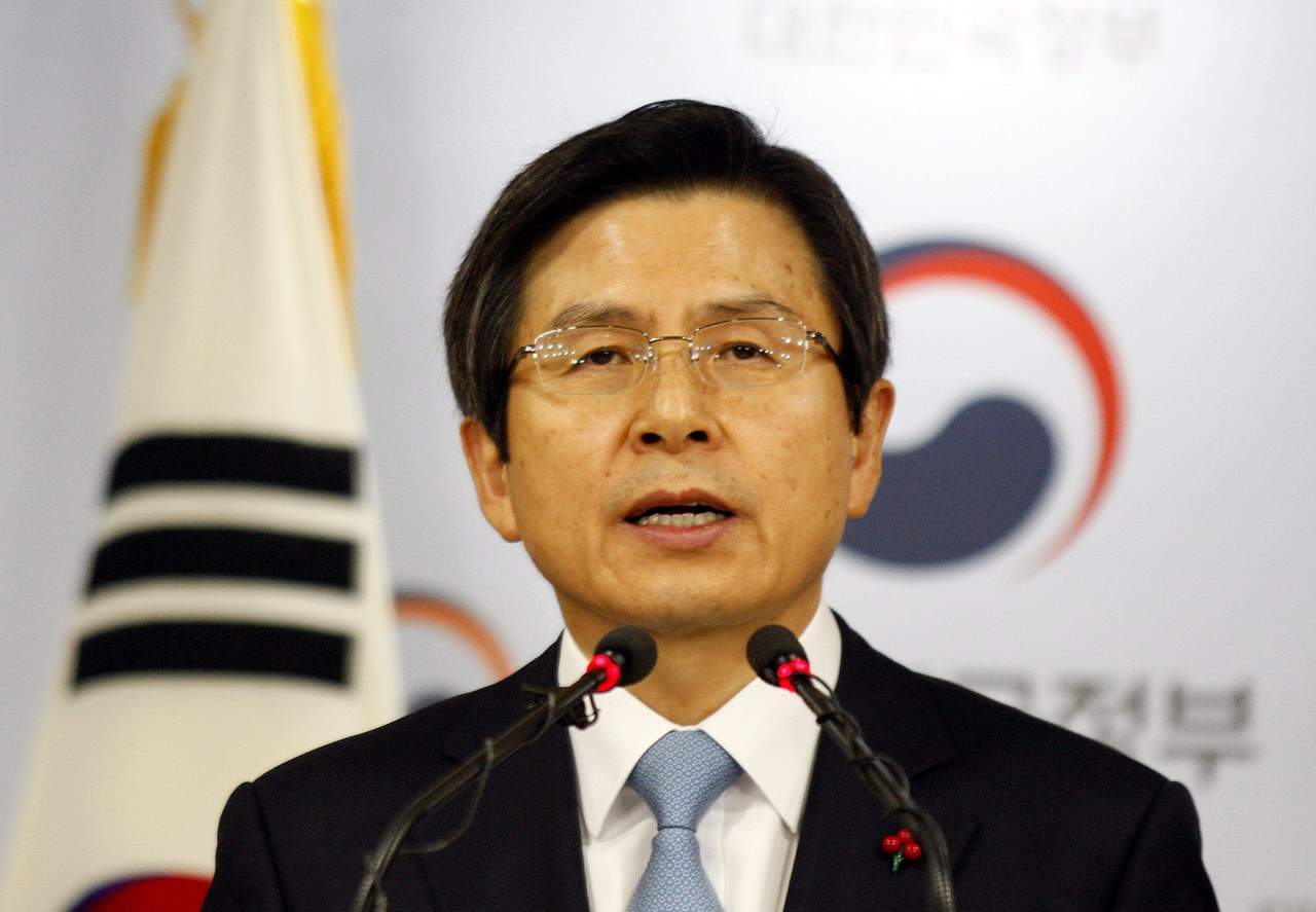 Al ‘quite’. El control del gobierno queda provisionalmente en manos del primer ministro, Hwang Kyo-ahn.