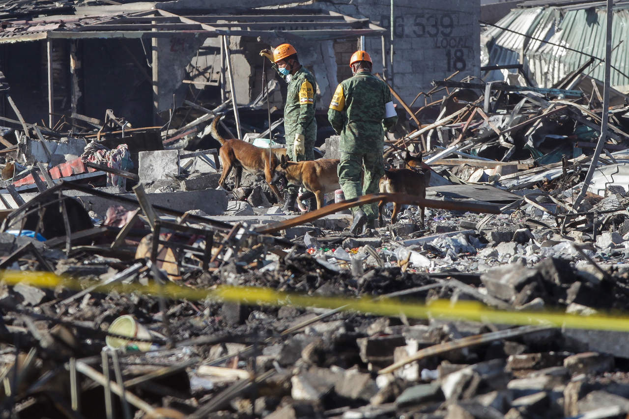 La explosión en el mercado de San Pablito ha dejado un saldo hasta el momento de 35 personas fallecidas. (ARCHIVO)