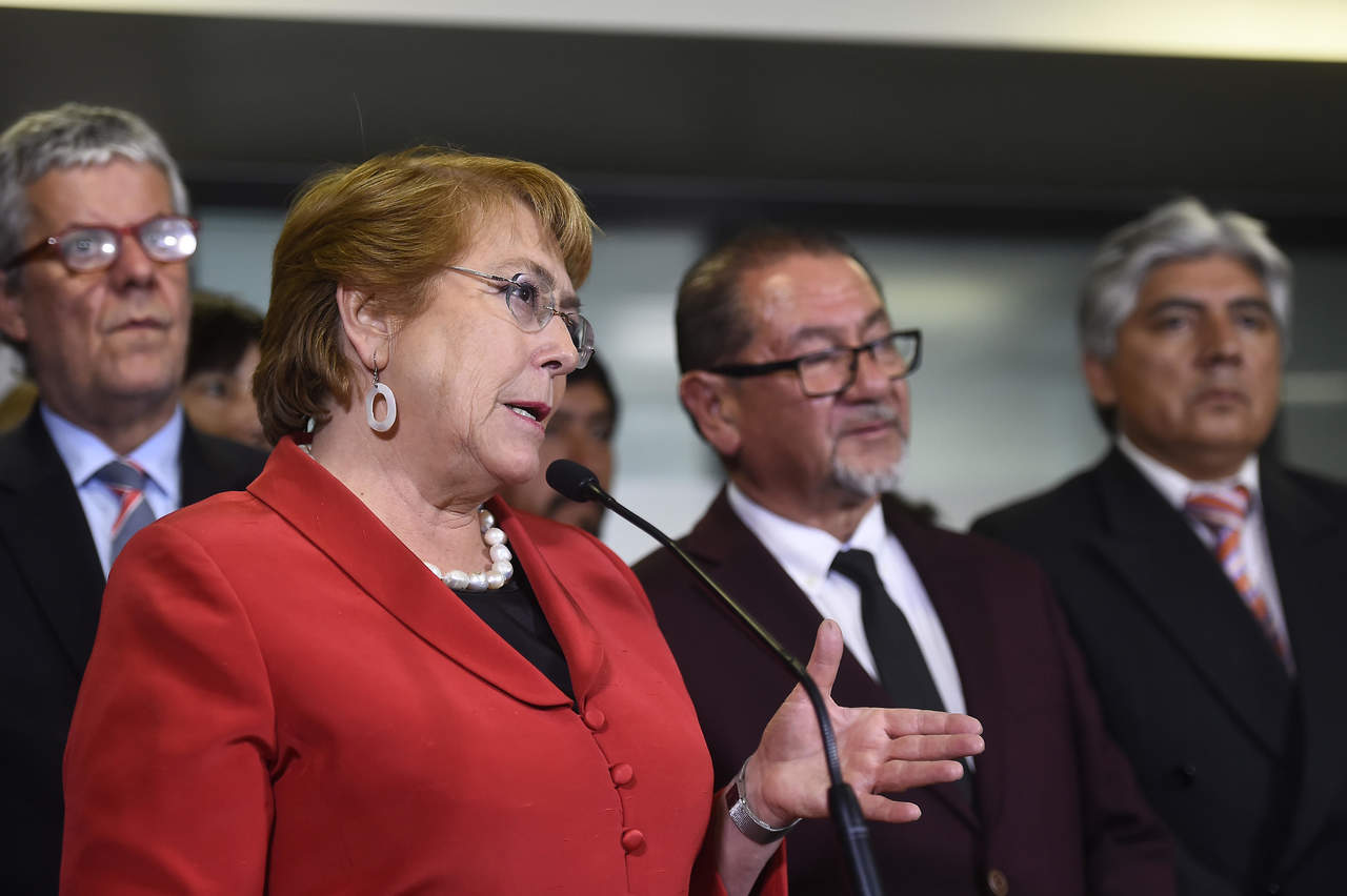 'Está absoluta y totalmente descartado continuar en política chilena, desde el punto de vista de cargos de representación. Ya es suficiente', declaró Michelle Bachelet. (ARCHIVO)