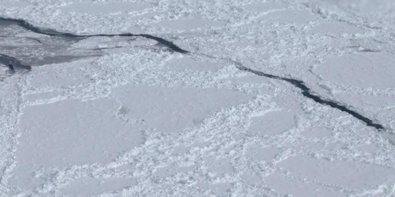 Nuevas imágenes muestran que la grieta en la capa Larsen C creció 18 kilómetros (11 millas) en las últimas semanas. (ESPECIAL)