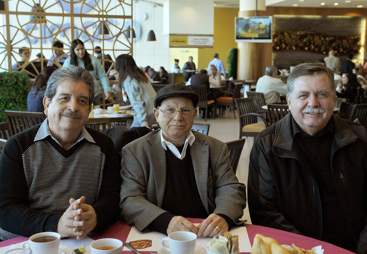 Mario Carrillo, Rubén Darío Martínez y Donato Gutiérrez
