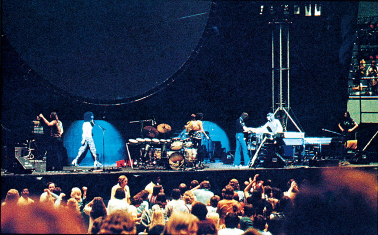 Tour de Dark Side of The Moon, 1973. Foto: Martin Kennedy Tumblr