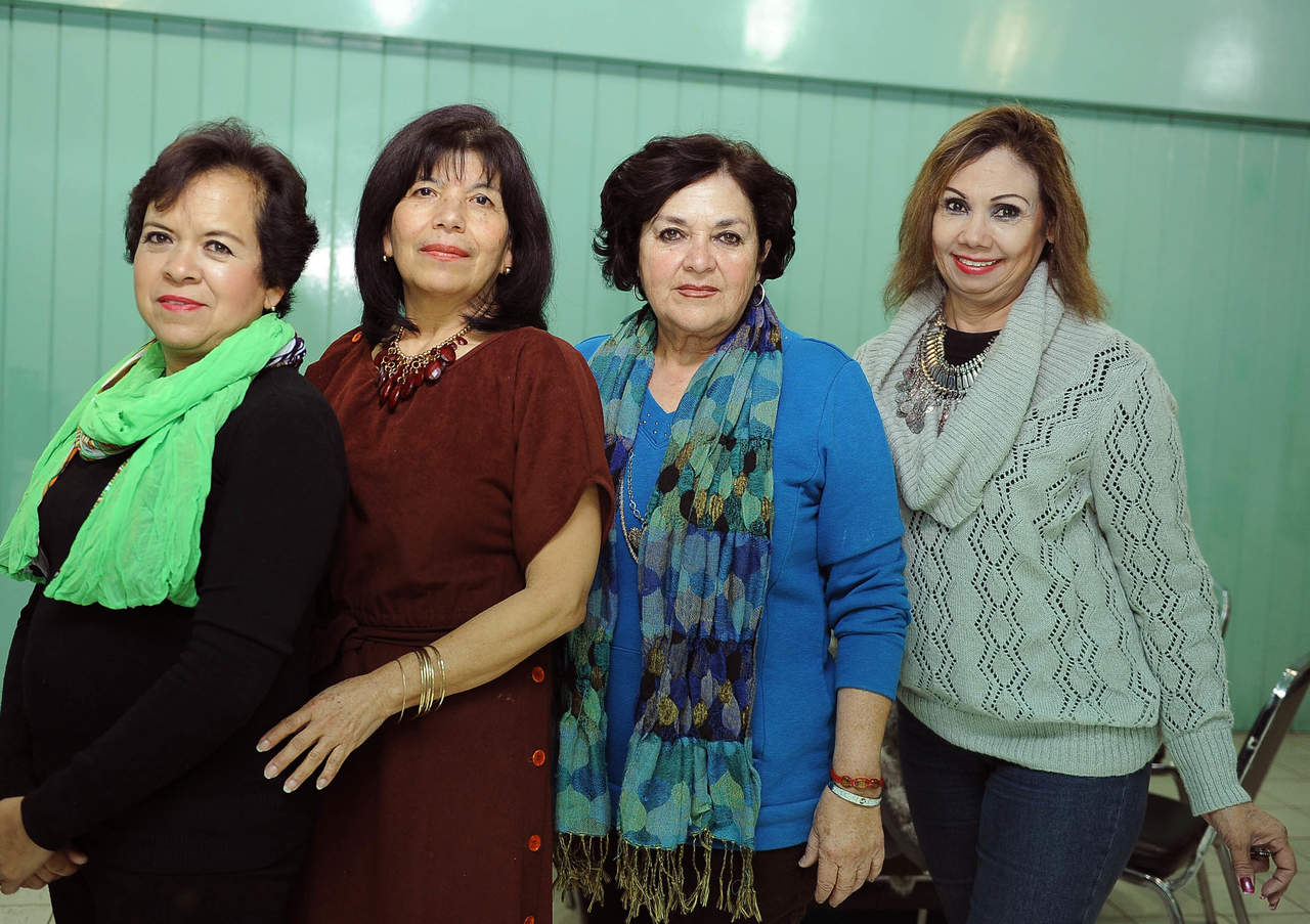 Rosy, Chepis, Bertha y Ana María.