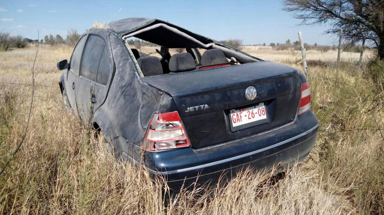 Accidente. El fatal accidente se registró la tarde del sábado en la carretera libre Durango-Gómez Palacio.