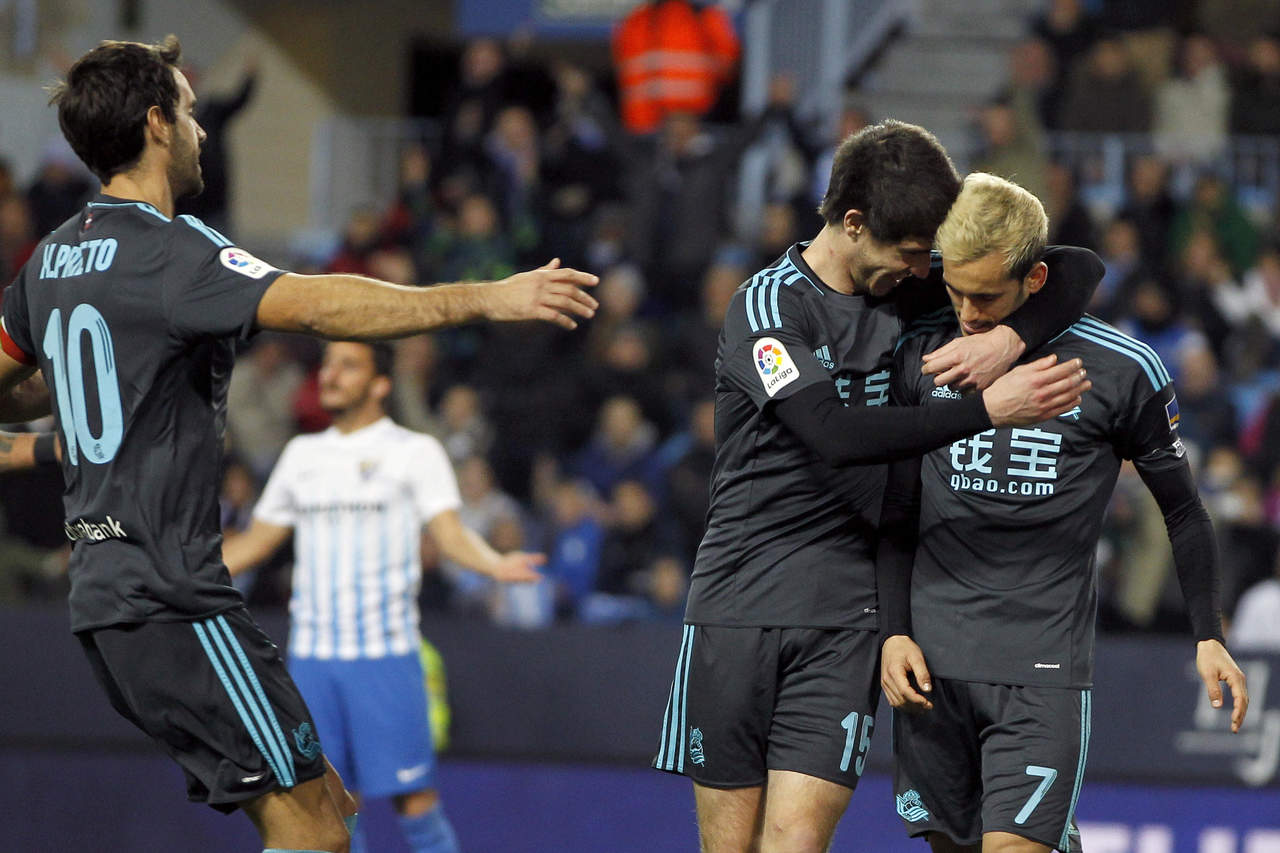 Con la victoria, la Real Sociedad llegó a 32 puntos y se colocó en el quinto lugar de la clasificación. (EFE)