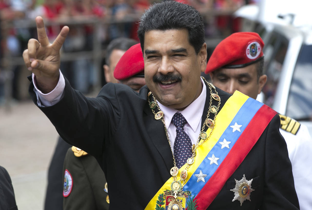 En contra. Nicolás Maduro también criticó lo que llamó la política de 'inercia estratégica' que impuso Obama en Irak y Cuba.