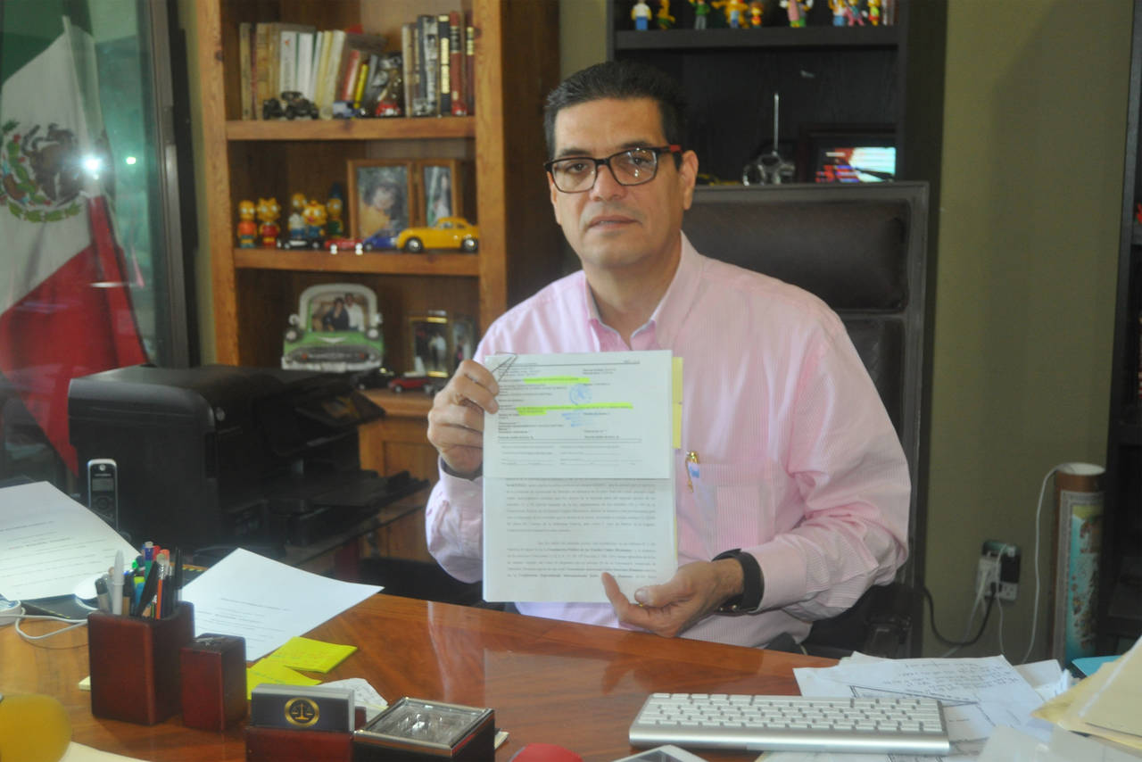 Espera.  El documento que envió el 10 de enero Federico Rodríguez, le fue devuelto con una serie de observaciones. (EL SIGLO DE TORREÓN)