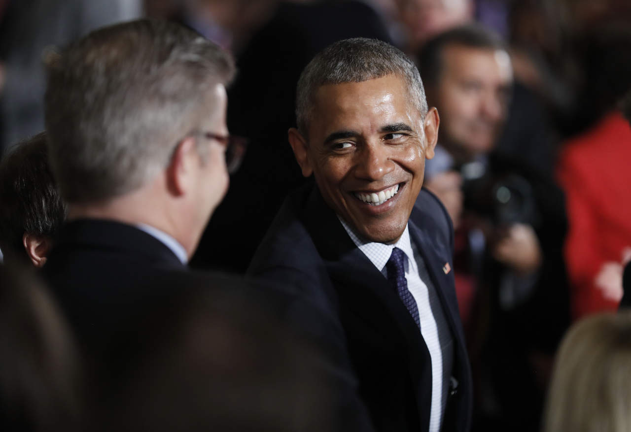 Electo como el primer presidente afroamericano de Estados Unidos, Obama se despedirá el 20 de enero con un nivel de aprobación del 60 por ciento. (ARCHIVO)