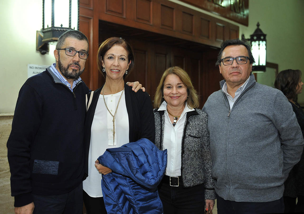 Gilberto Berlanga, María Elena Fuentes, Bertha Fuentes y Rafael Saucedo