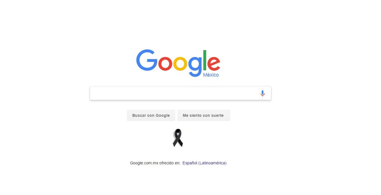Google se unió a las condolencias por lo ocurrido en Monterrey. (ESPECIAL) 