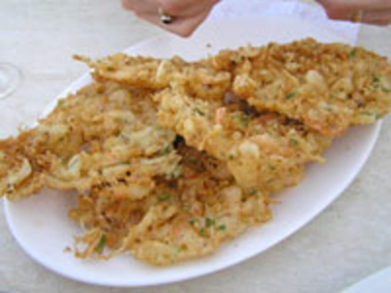 Tortilla de camarones