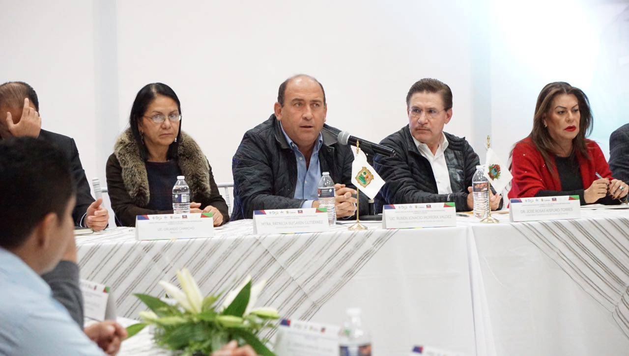 Relación. Moreira anunció que se continuará adoptando acciones para fortalecer la relación con el estado de Durango. (ESPECIAL)