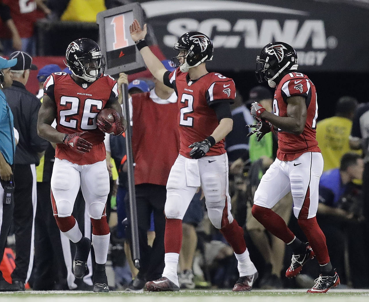 La ofensiva de Falcons de  Atlanta es la mejor de la NFL. (AP)