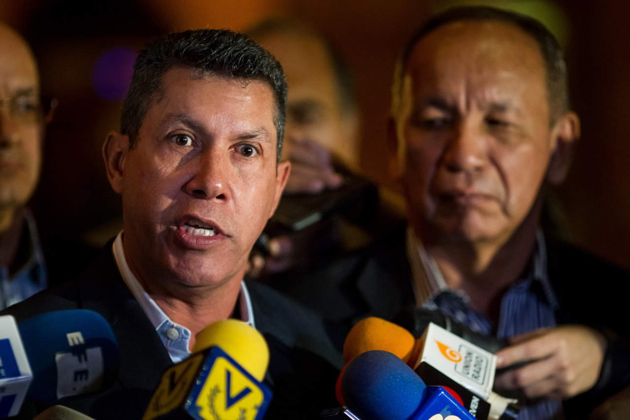 Falcón acusó al Gobierno de Nicolás Maduro de haber incumplido los primeros acuerdos, lo que ha generado, según dijo, 'frustración' en la población por la falta de resultados. (ARCHIVO)