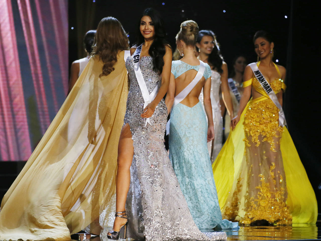 Concurso. Kristal Silva, representante de México, se encuentra entre las favoritas para llevarse el domingo la corona del certamen. (AP)