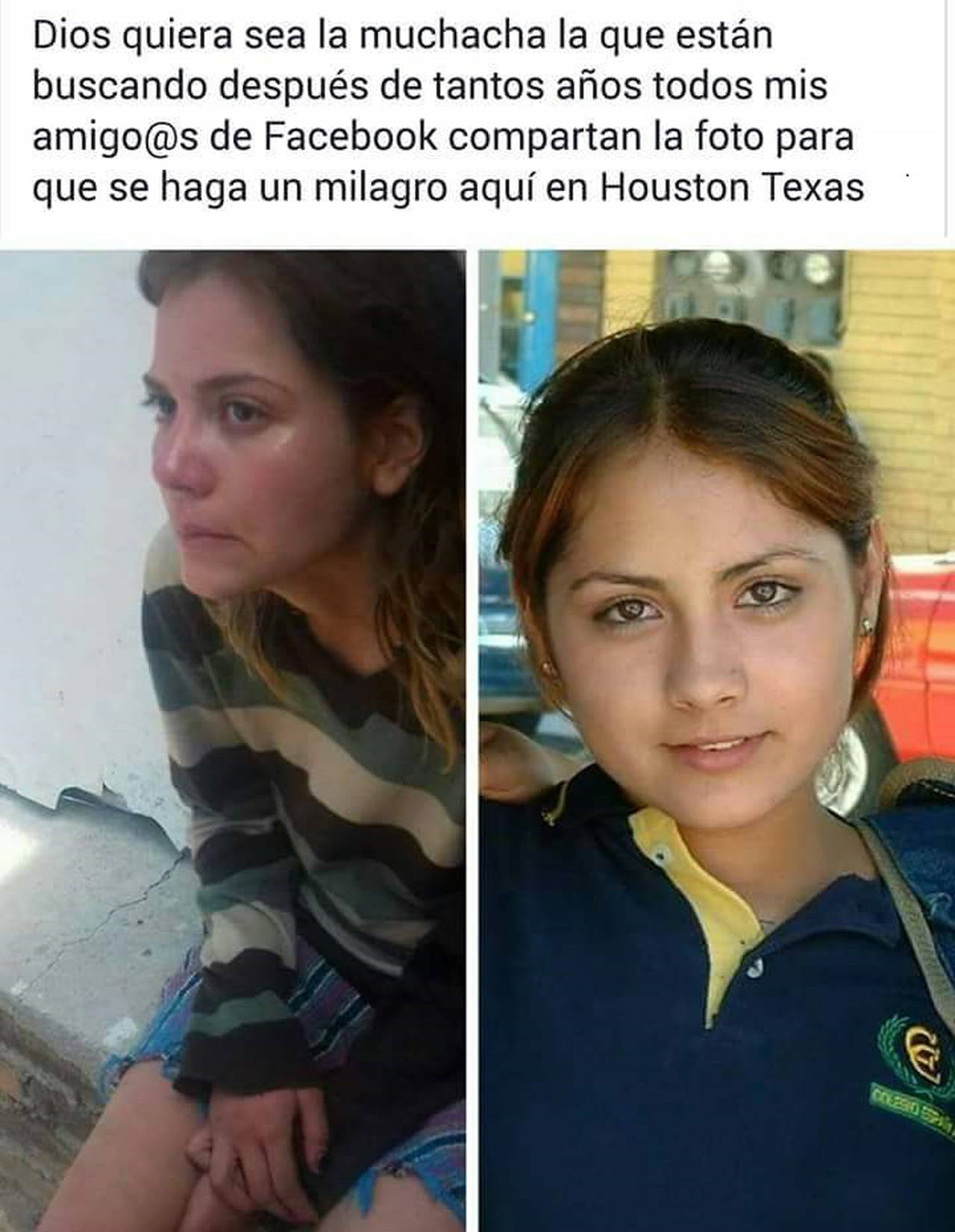 De nuevo. Otra vez circuló en redes sociales el rumor de que la joven 'Fanny' Sánchez Viesca había sido encontrada. (EL SIGLO DE TORREÓN)