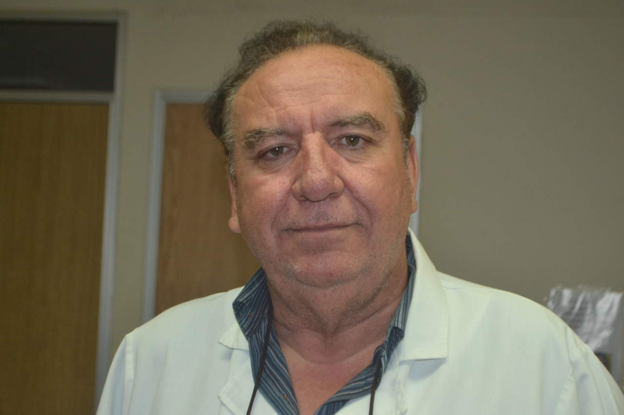 Luis del Moral Rossete llegó al Hospital General de Torreón en septiembre de 2013. (ARCHIVO)