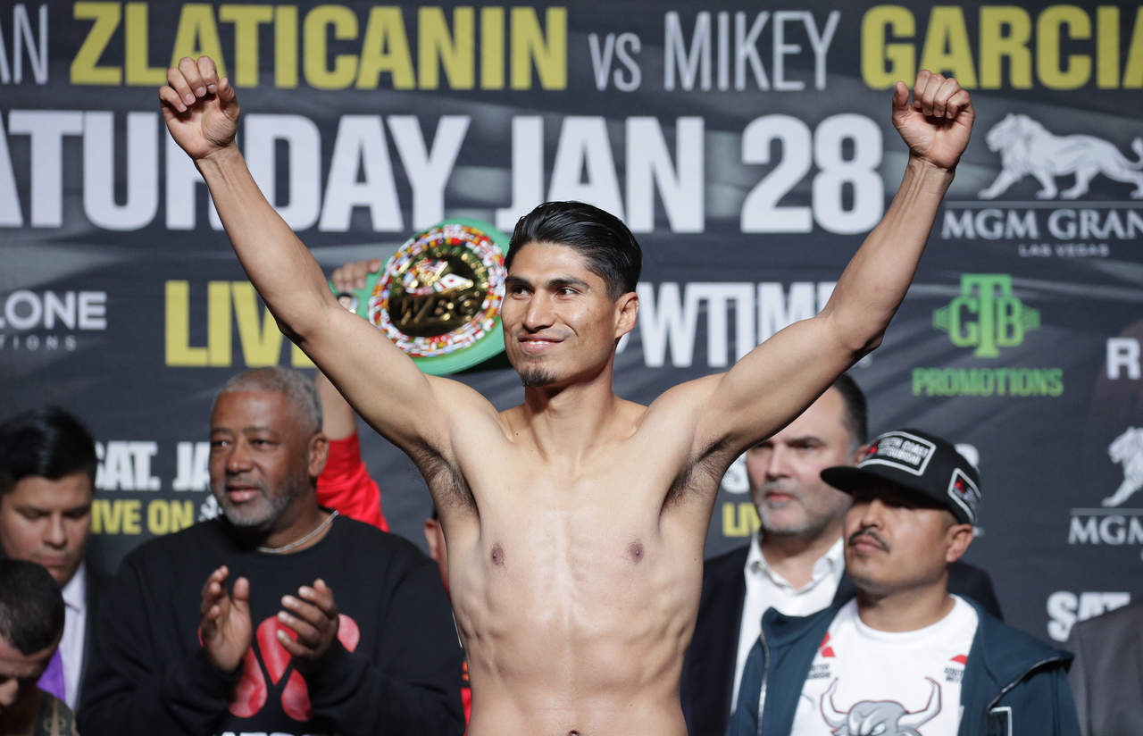 Mikey García es el campeón ligero del Consejo Mundial de Boxeo. (AP)