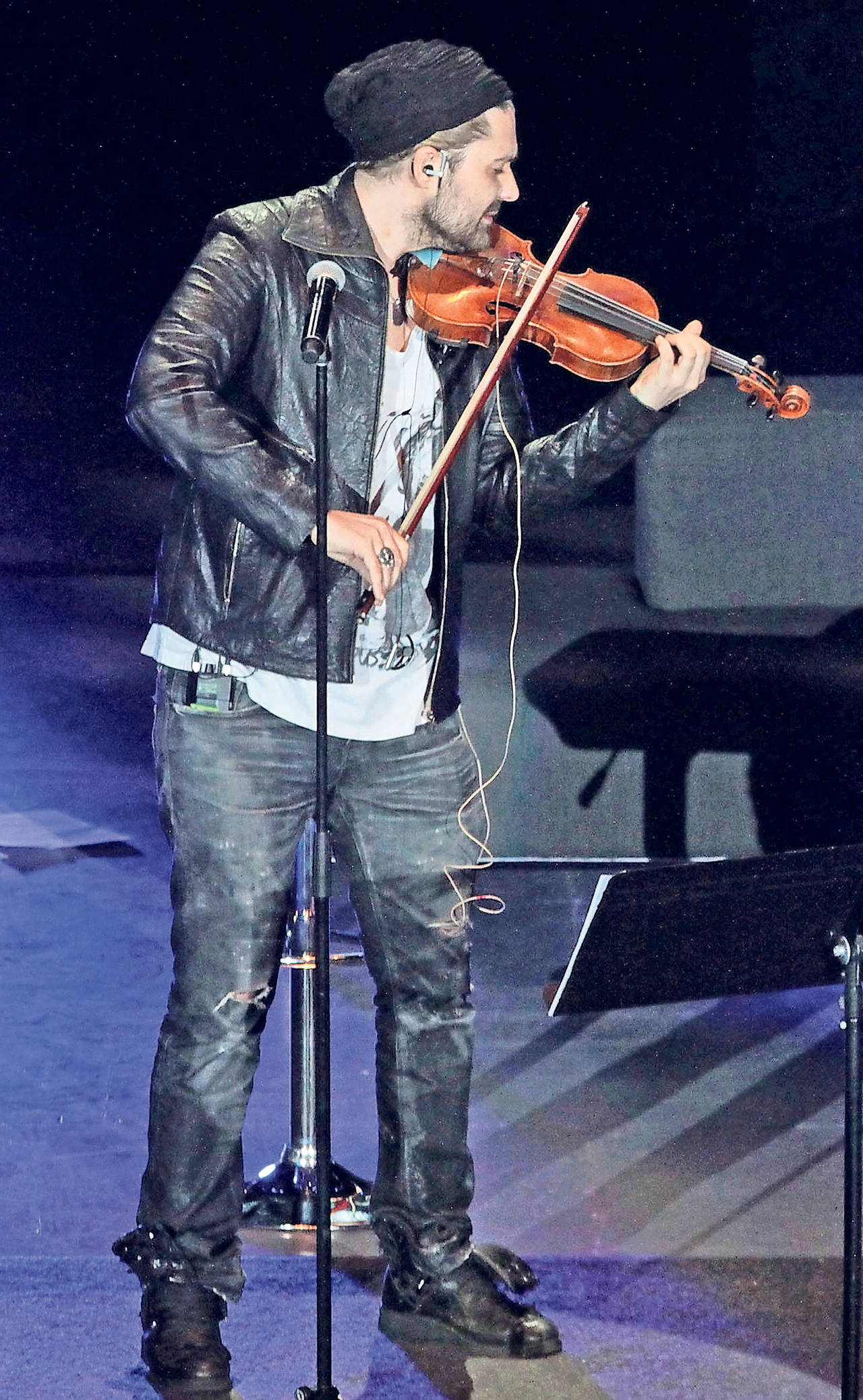En concierto. El violinista alemán David Garrett quien vuelve a México para presentarse en Bellas Artes. (EL UNIVERSAL)