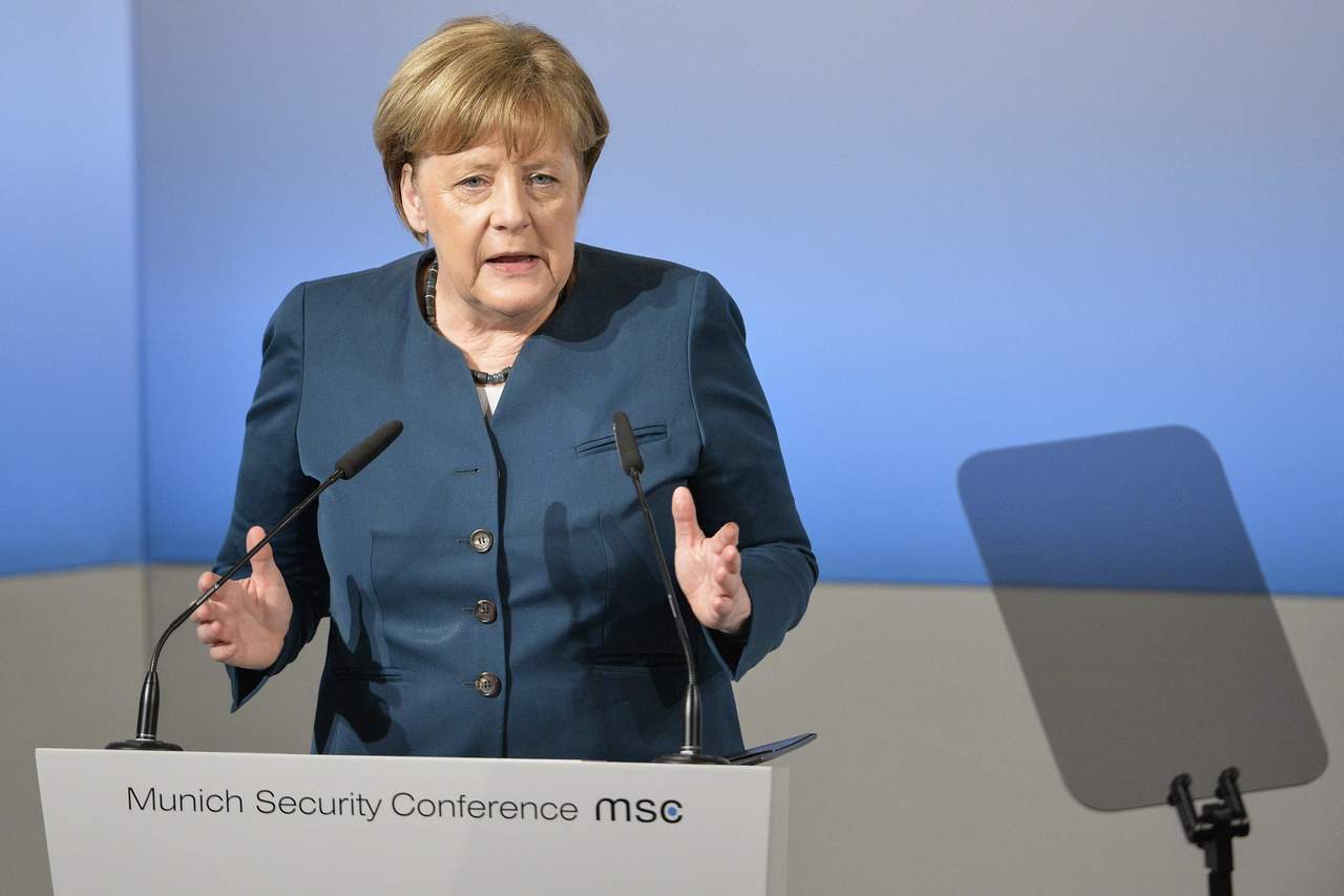 Merkel realizó estas declaraciones en su intervención en la jornada clave de la Conferencia de Seguridad de Múnich (MSC). (EFE)