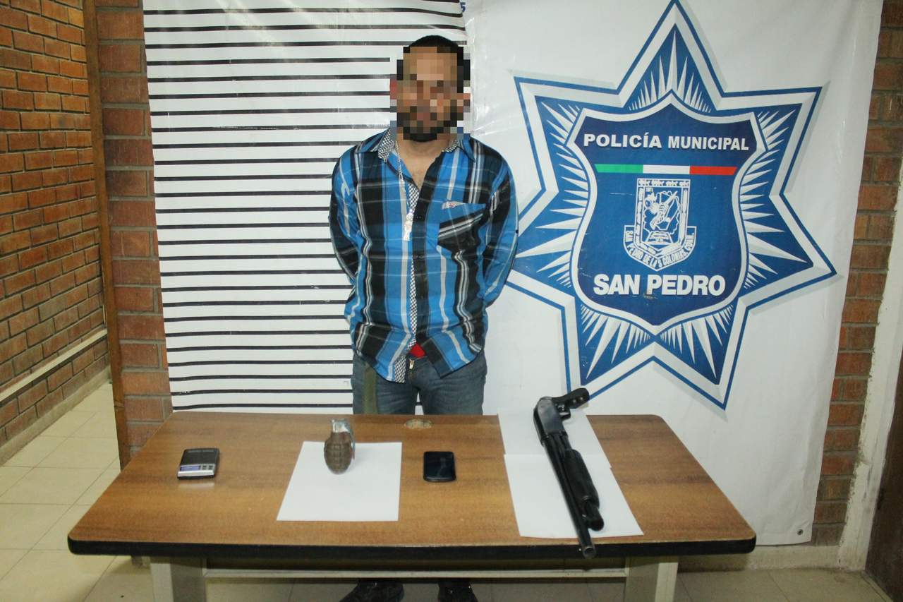 El detenido se identificó como “Miguel” de 32 años y es originario del municipio de Escobedo Nuevo León. (ESPECIAL)