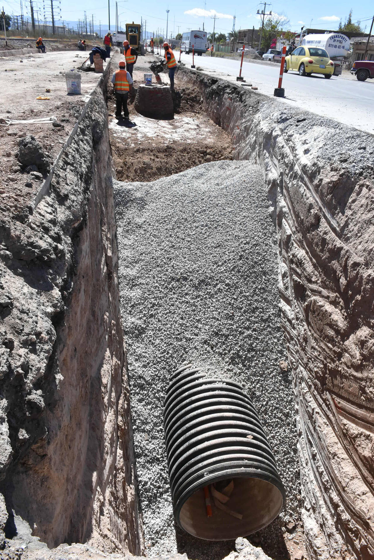 Inversión. La construcción del colector Jabonoso es vital para la descarga de aguas residuales. 