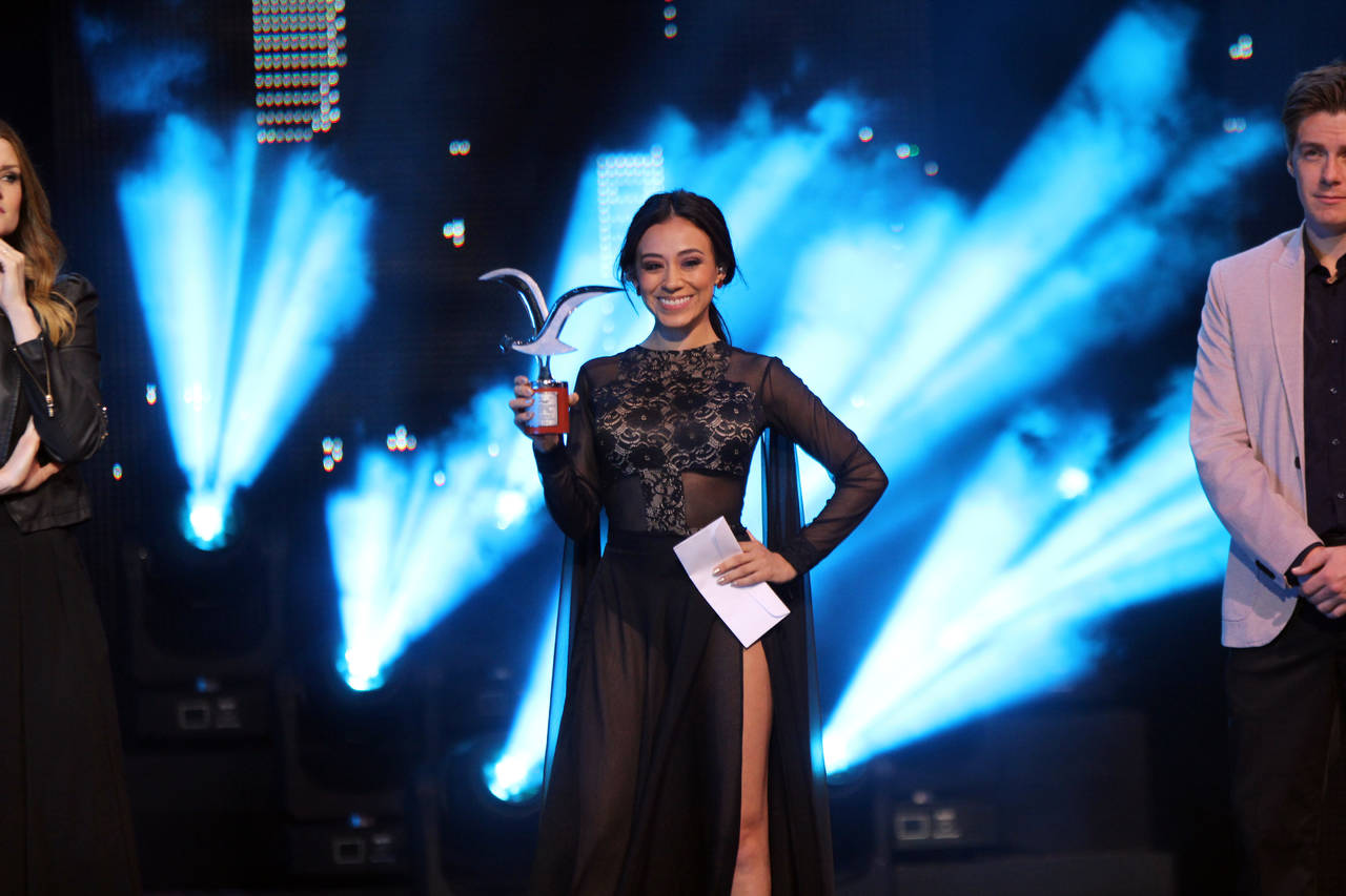 Reconocimiento. Jass Reyes ganó el premio al mejor intérprete del Festival Internacional de la Canción de Viña del Mar. (NOTIMEX)