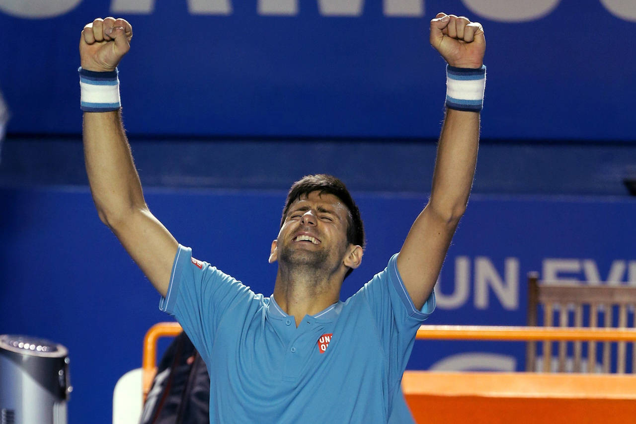 Novak Djokovic sufrió para derrotar a Juan Martín del Potro. (El Universal)